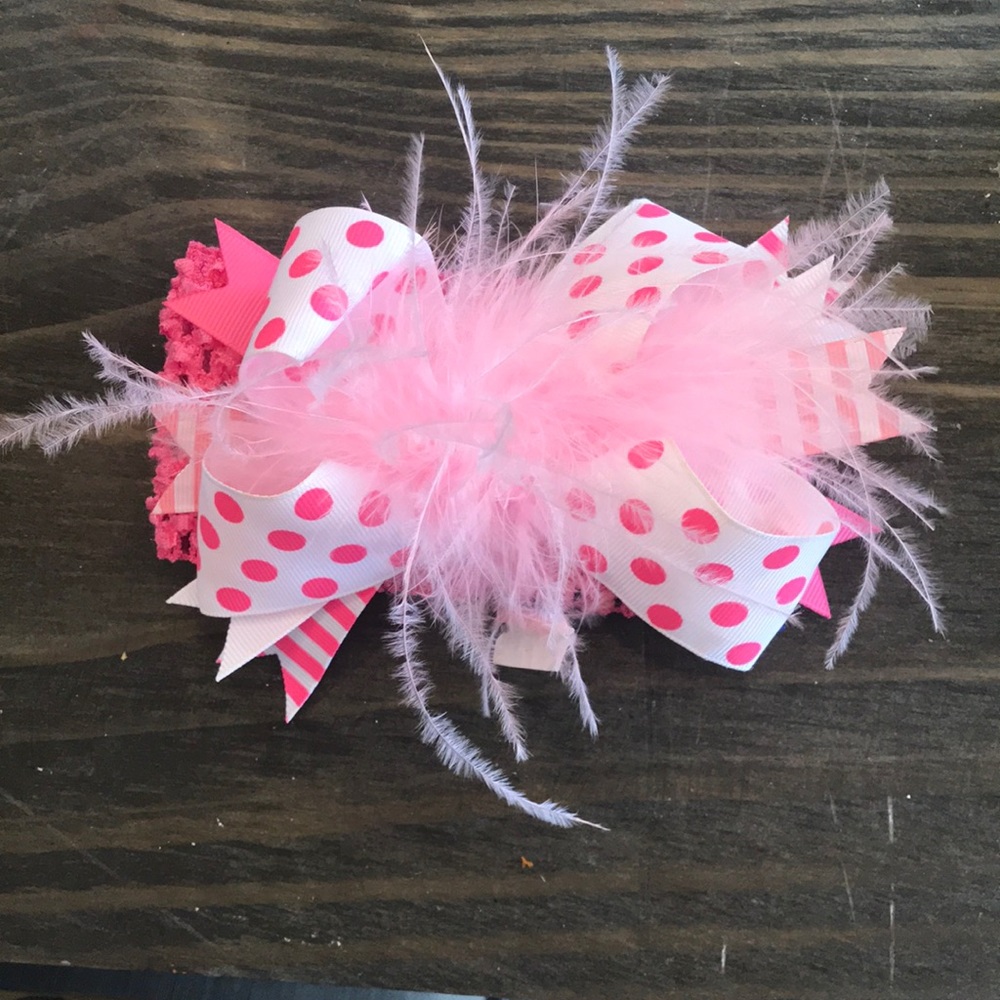 Headband with big bow
